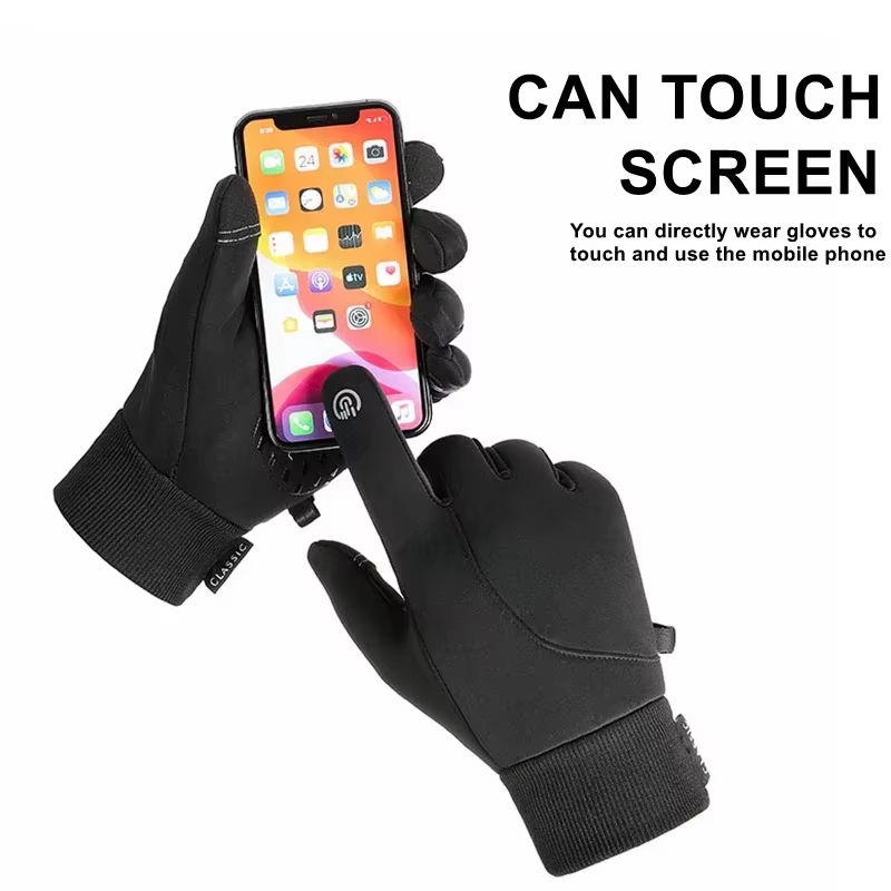 Gants de cyclisme imperméables pour l'hiver