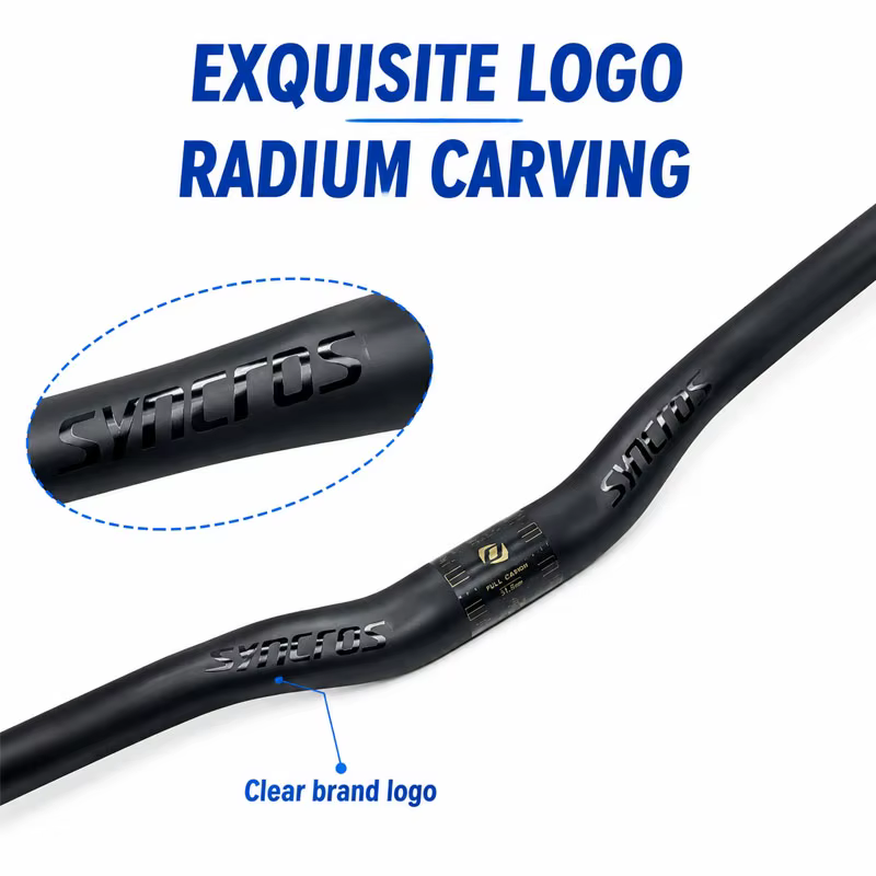 Guidon plat en carbone intégral pour VTT 31