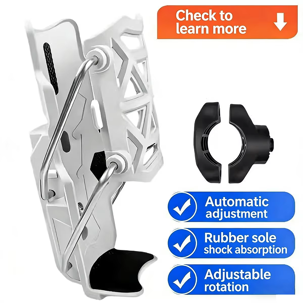 Porte-gobelet pour vélo 360 ° Support universel rotatif pour VTT