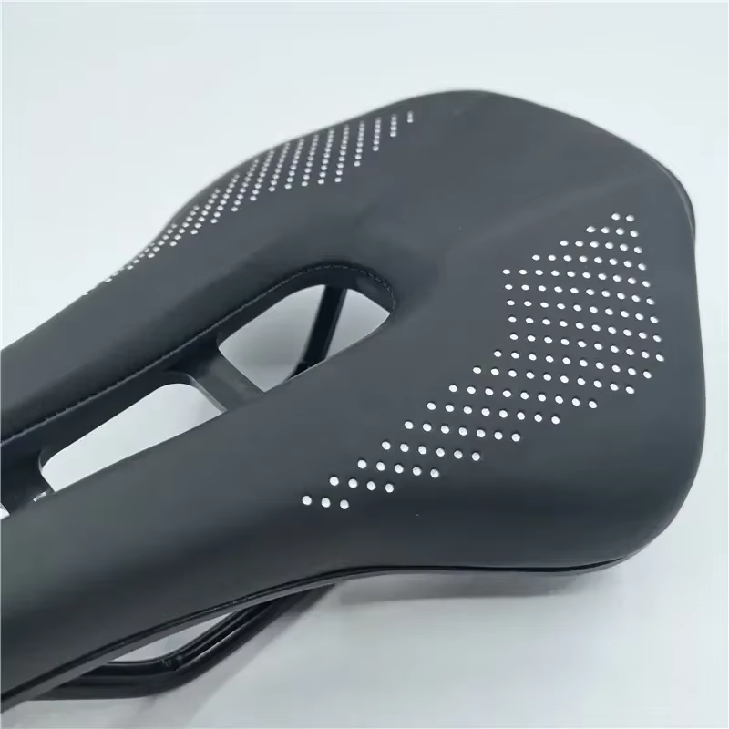 Selle de vélo siège route Rails en acier VTT coussin pour hommes antidérapant souple en cuir PU