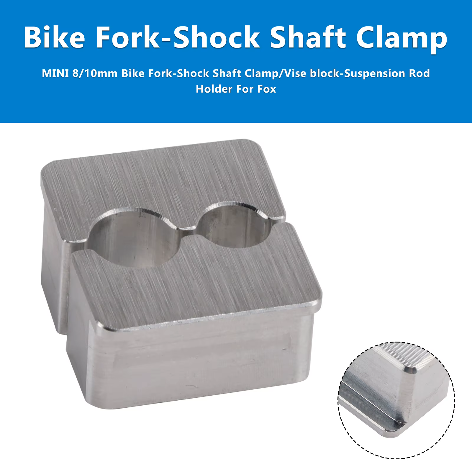 Areyourshop Mini pince d'arbre de Suspension de vélo 8/10mm pour fourche Fox et Service de choc arrière