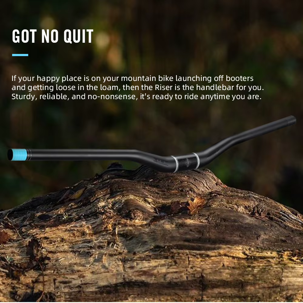 RYET AM – guidon plat en carbone pour vtt