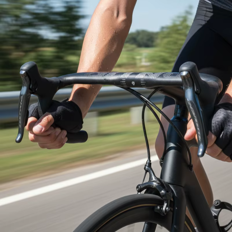 Guidon de vélo de route en alliage d'aluminium