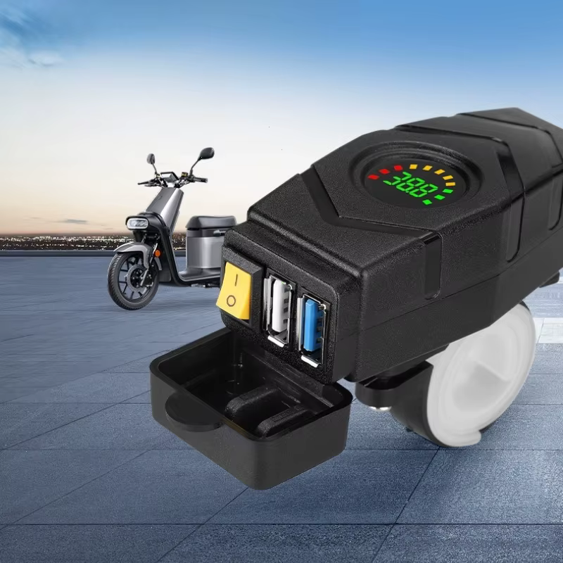 Chargeur USB pour guidon 20-90V