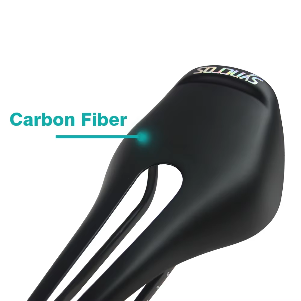 Syncros-Selle de vélo entièrement en fibre de carbone chromée