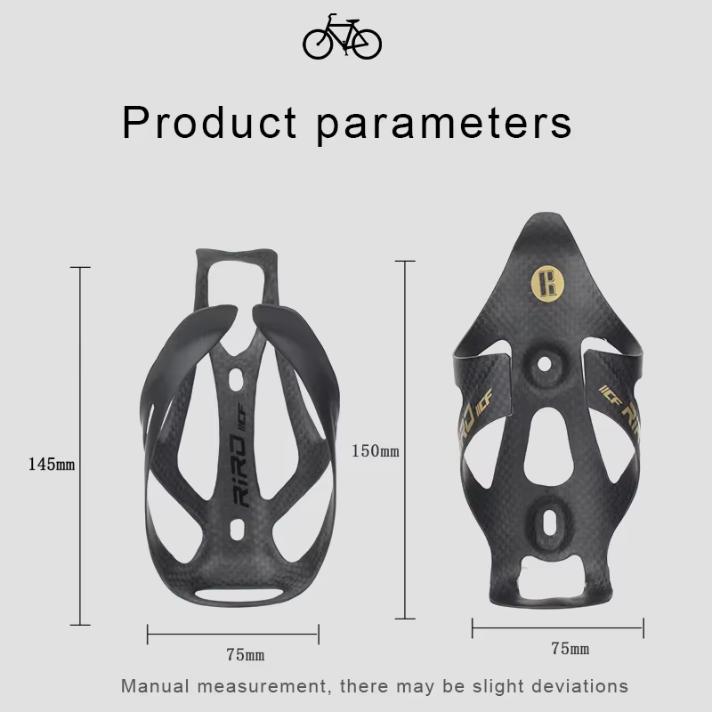 Bouteille d'eau de vélo entièrement en fibre de carbone ultralégère