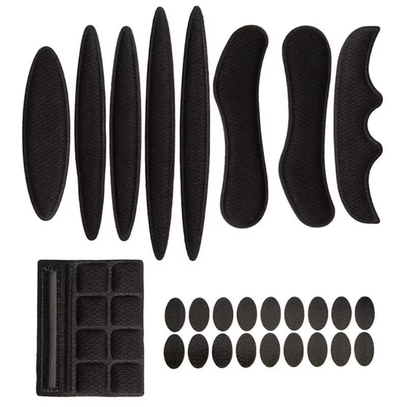 1 ensemble Kit de rembourrage de casque 27 pièces remplacement de vélo