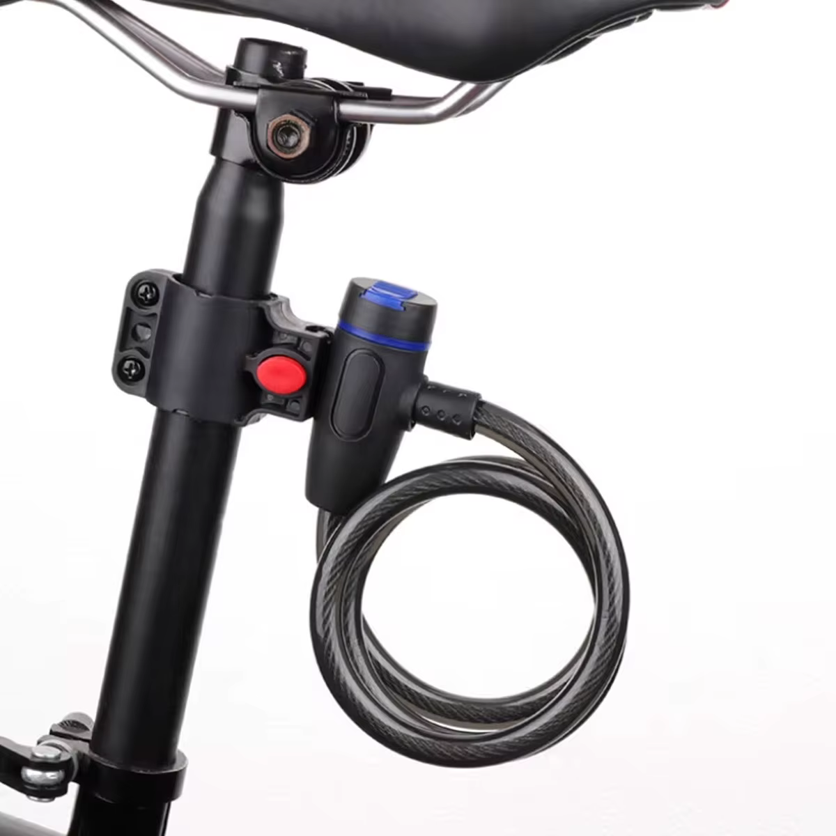 Serrure de câble de vélo avec clés