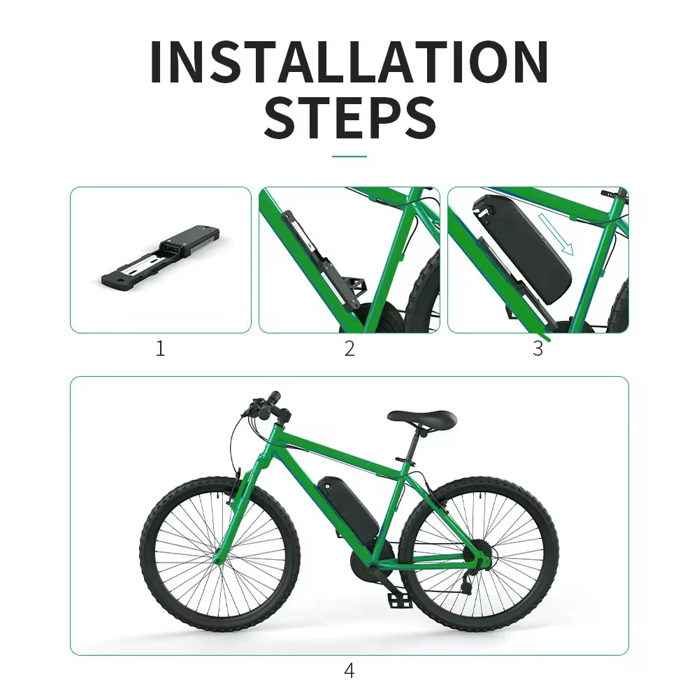 Batterie de vélo électrique Hailong 48V 52V 60V 72V 20/30/40/50Ah