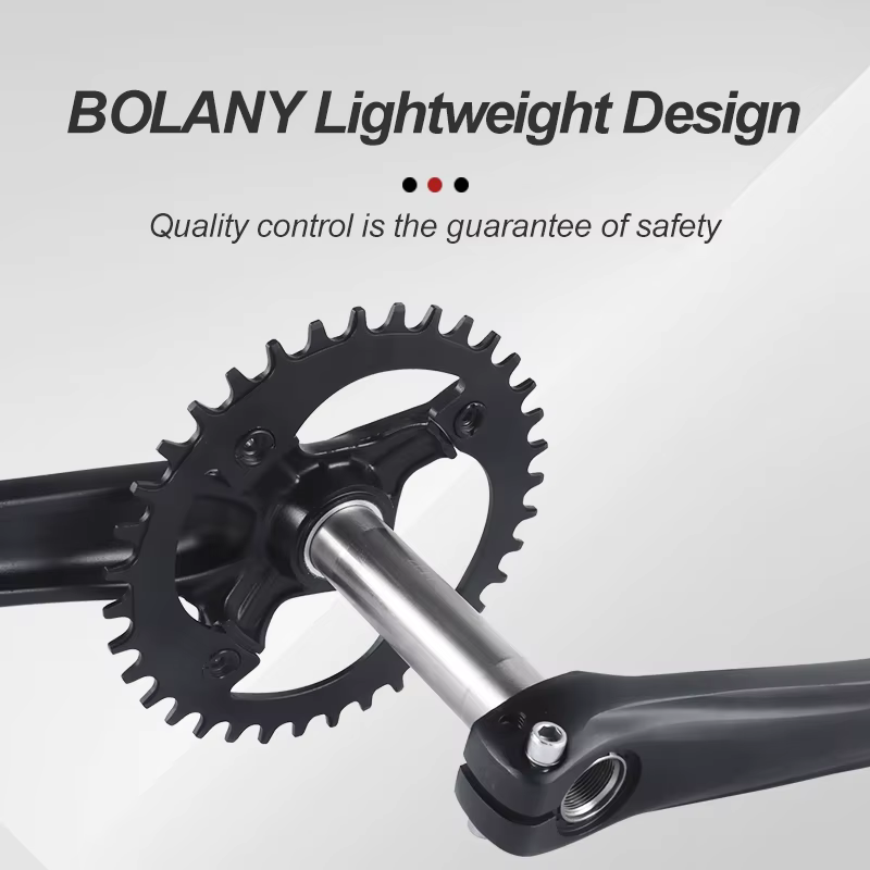 BOLANY Pédalier Intégré pour Vélo Plateau 104BCD