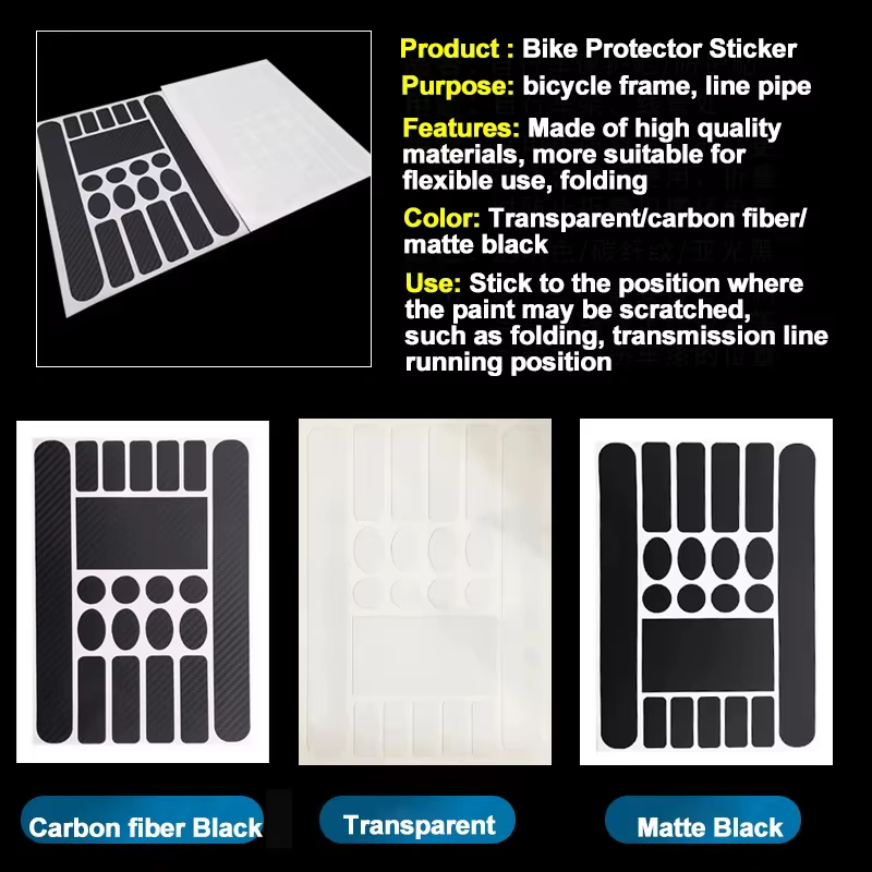 JOProtection-Autocollant pour cadre de vélo de montagne et de route