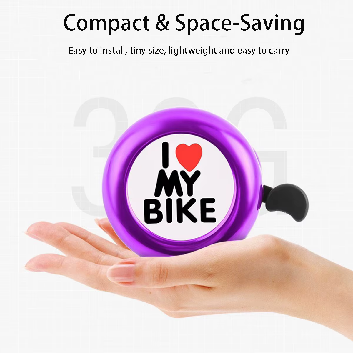 Sonnette de vélo mignonne et sonore pour vélos de balance et VTT - Pièces de cyclisme