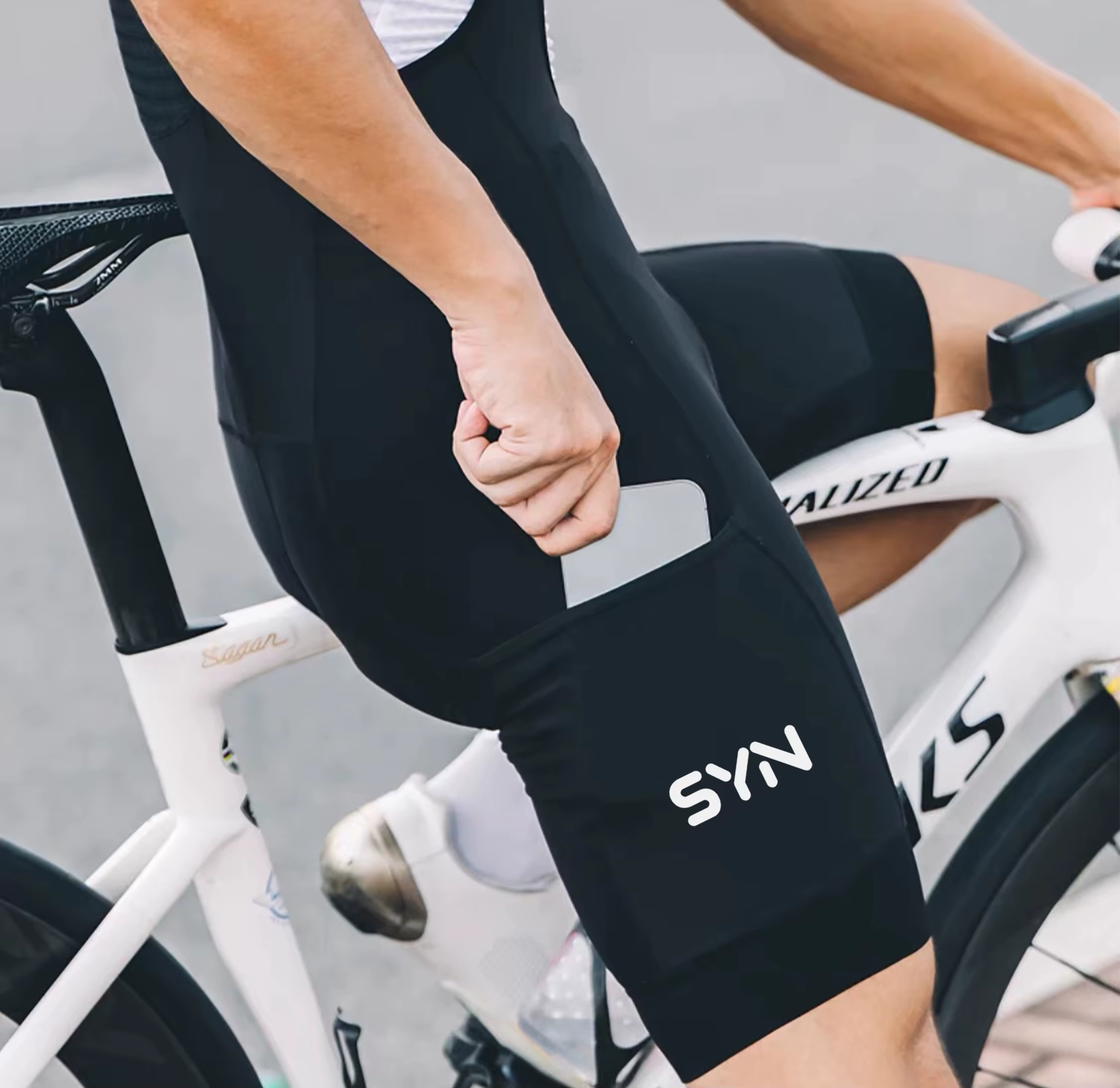 Shorts de vélo rembourrés SYN Sports pour hommes