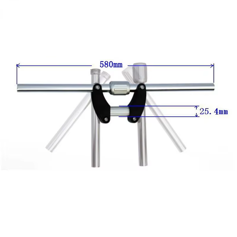 Guidon pliant en alliage d'aluminium