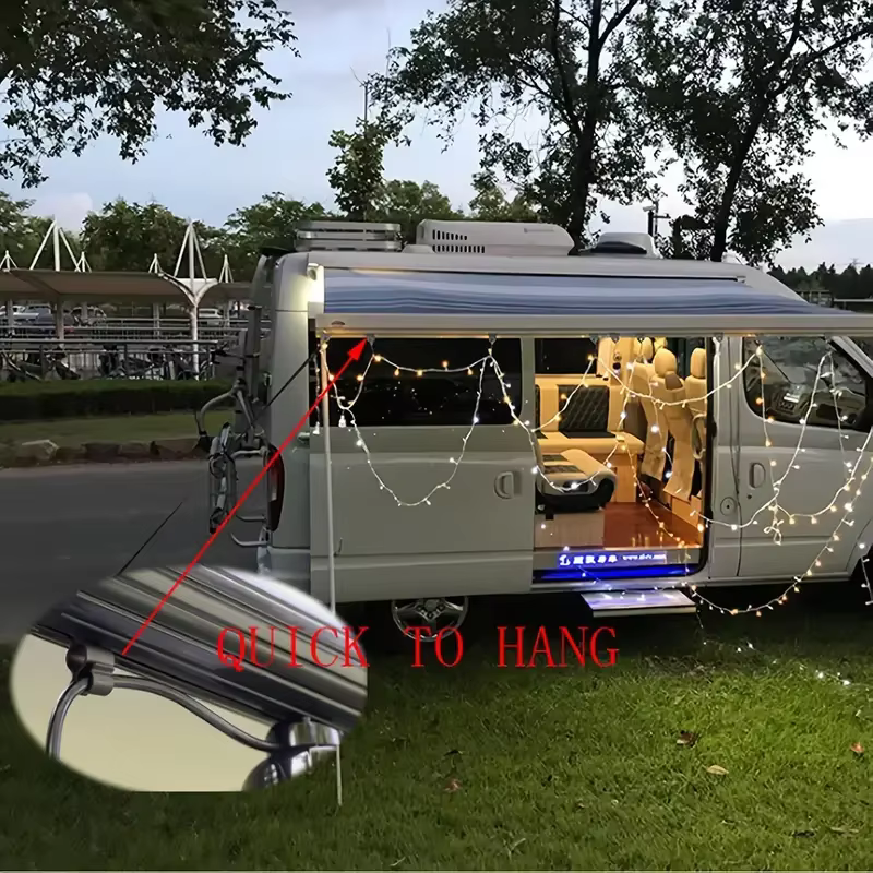 10 crochets de fixation pour auvent de caravane, crochets de suspension pour parasol, crochets de suspension pour linge de camping-car, crochets de suspension pour lampe de séchage de vêtements, acces