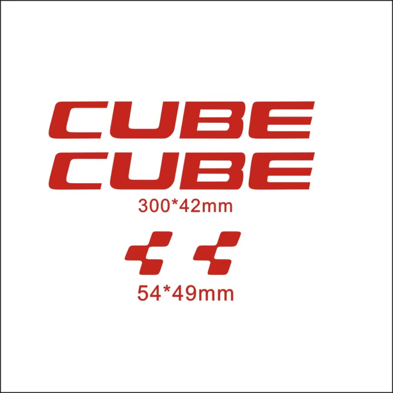Autocollants décoratifs pour cadre de vélo CUBE