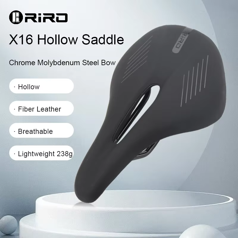 Selle RIRO Comfort EVA VTT 155mm avec rails en acier siège de vélo ultra-léger absorbant les chocs