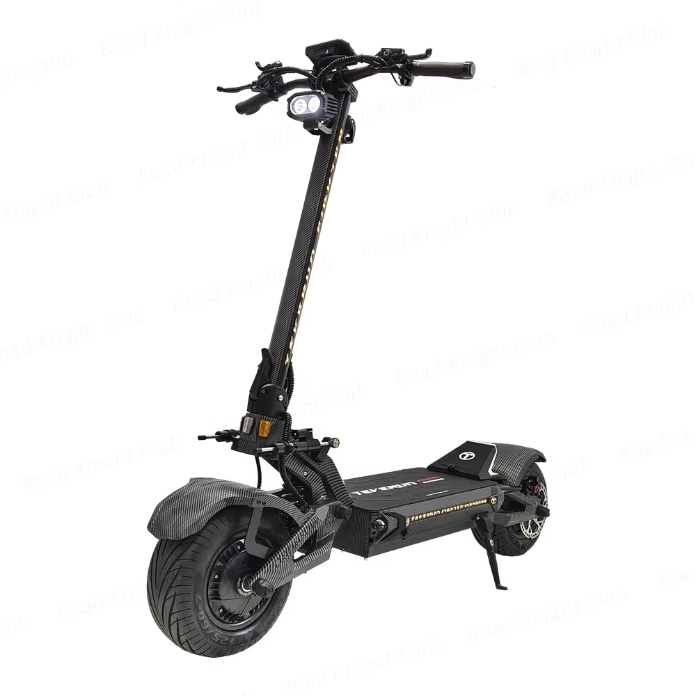 Trottinette électrique TEVERUN Fighter Supreme+ 7260R V6 2500W*2 Double moteur Batterie 72V 60Ah Écran 4 pouces Frein 4