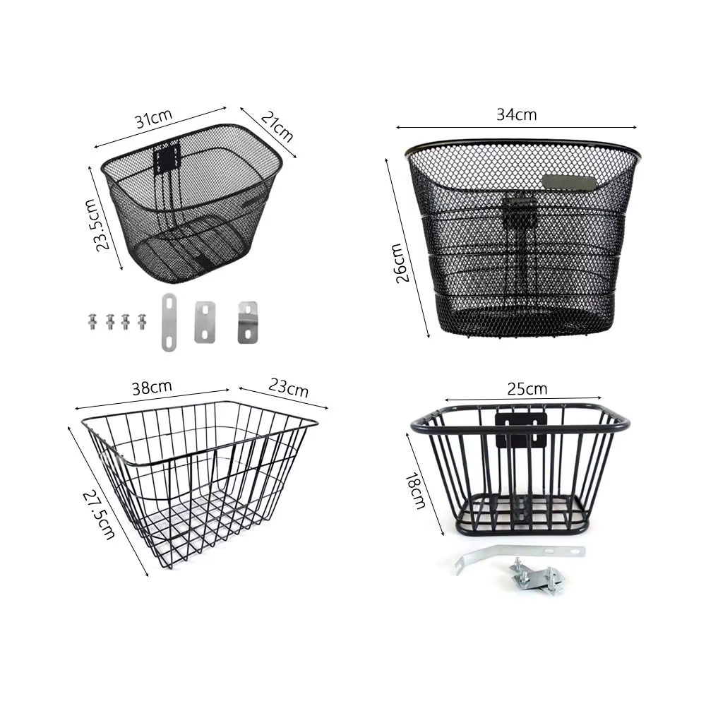 Panier arrière de vélo facile à installer