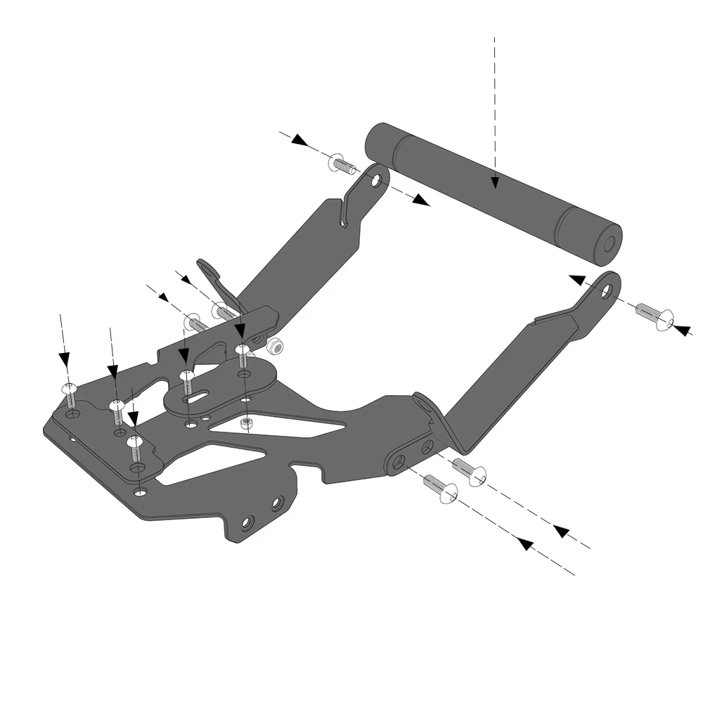Tracer 9 GT + GPS support de téléphone de Navigation pour YAMAHA Plus Tracer9gt Plus support de téléphone portable support d'extension Tracer9 2023 2024 2025