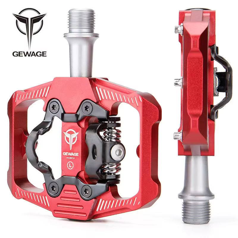 Pédale auto-bloquante GEWAGE à roulement étanche pour VTT