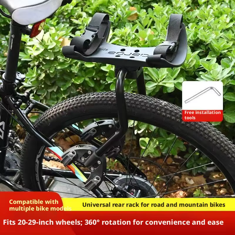 Support de porte-bagages arrière de vélo à dégagement rapide