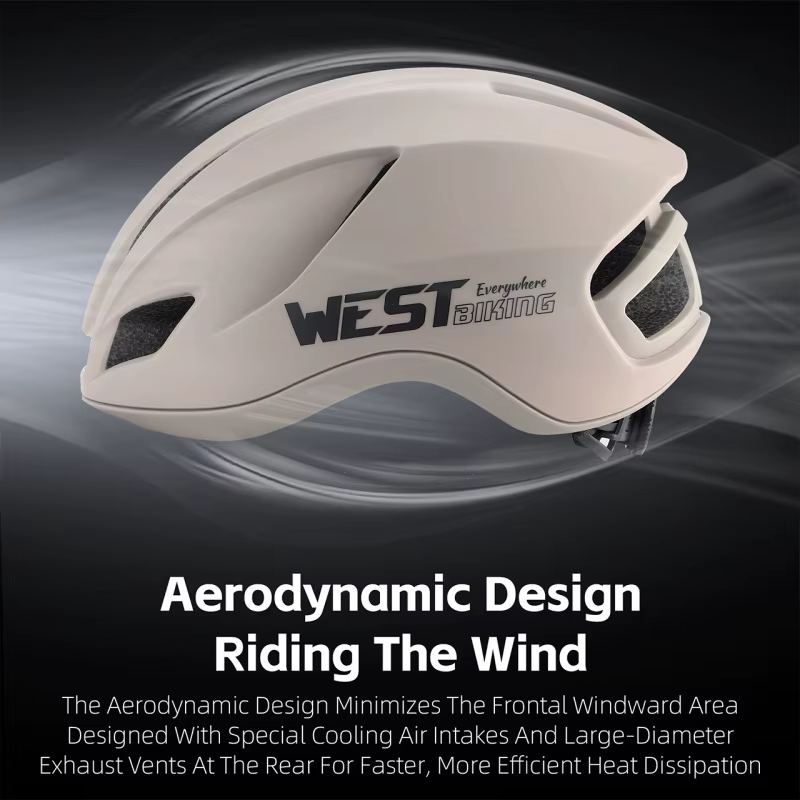Casque de vélo pour femme WEST BIKING avec éclairage arrière