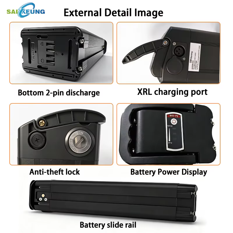 Batterie de vélo électrique pliable 48V 50Ah 36V 52V 60V 72V 25Ah 30Ah 40Ah 45Ah 60Ah 750W 1000W 2000W pour vélos