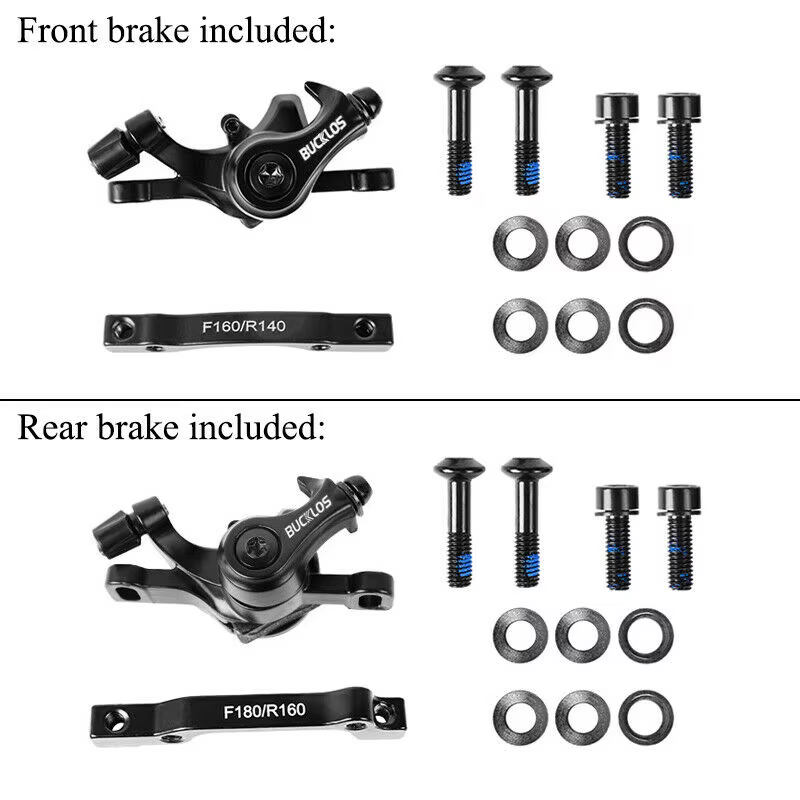 BUCKLOS étrier de frein à disque de vélo 160mm ligne avant/arrière traction