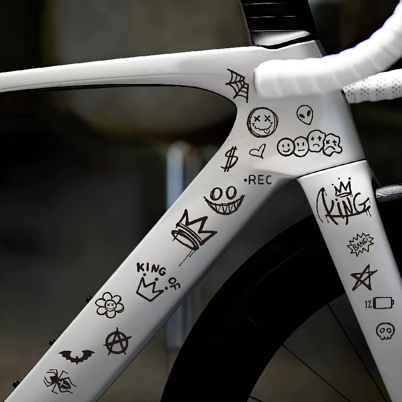 Ensemble d'autocollants pour cadre de vélo