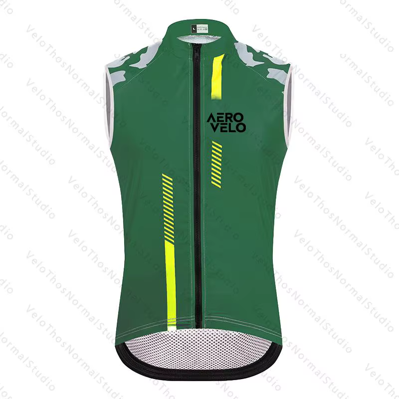 Gilet de cyclisme AERO VELO 2026 pour homme – Coupe-vent