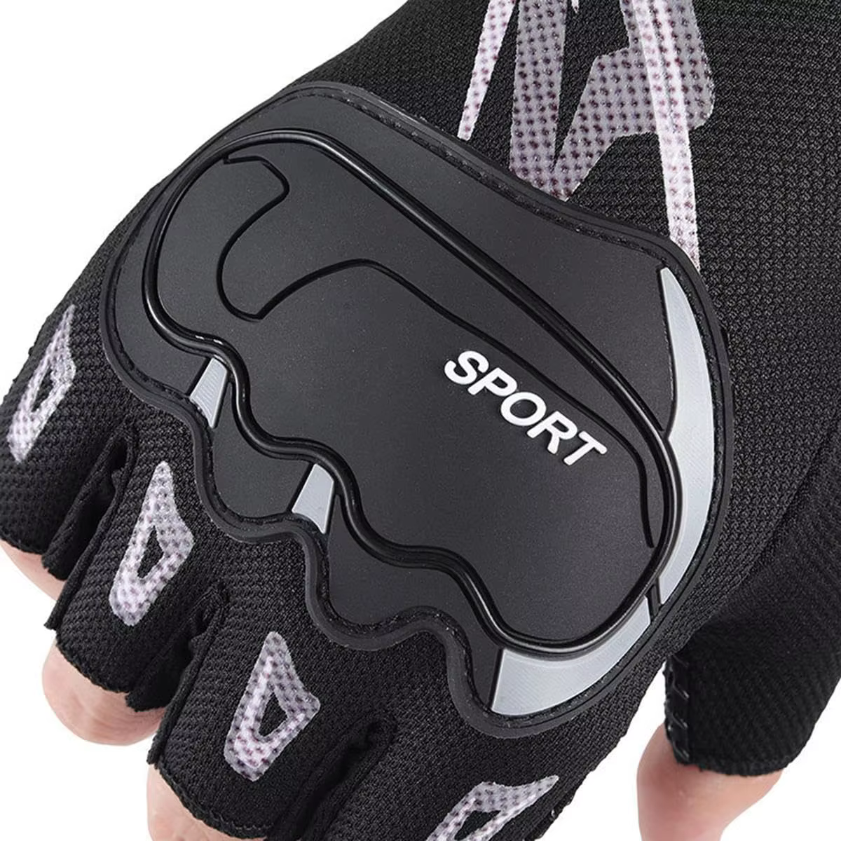 Gants de sport demi-doigts unisexes