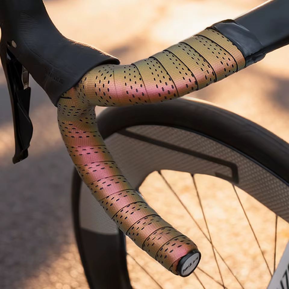 Ruban de guidon de vélo en silicone antidérapant et antichoc