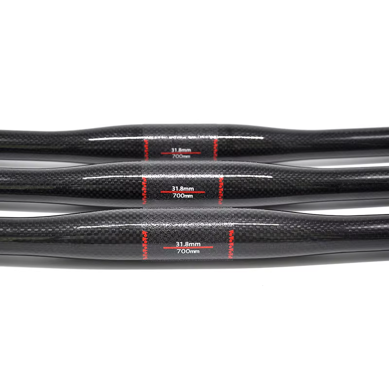 NO TRADEMARK VTT guidon de vélo plat pièces vtt 3K
