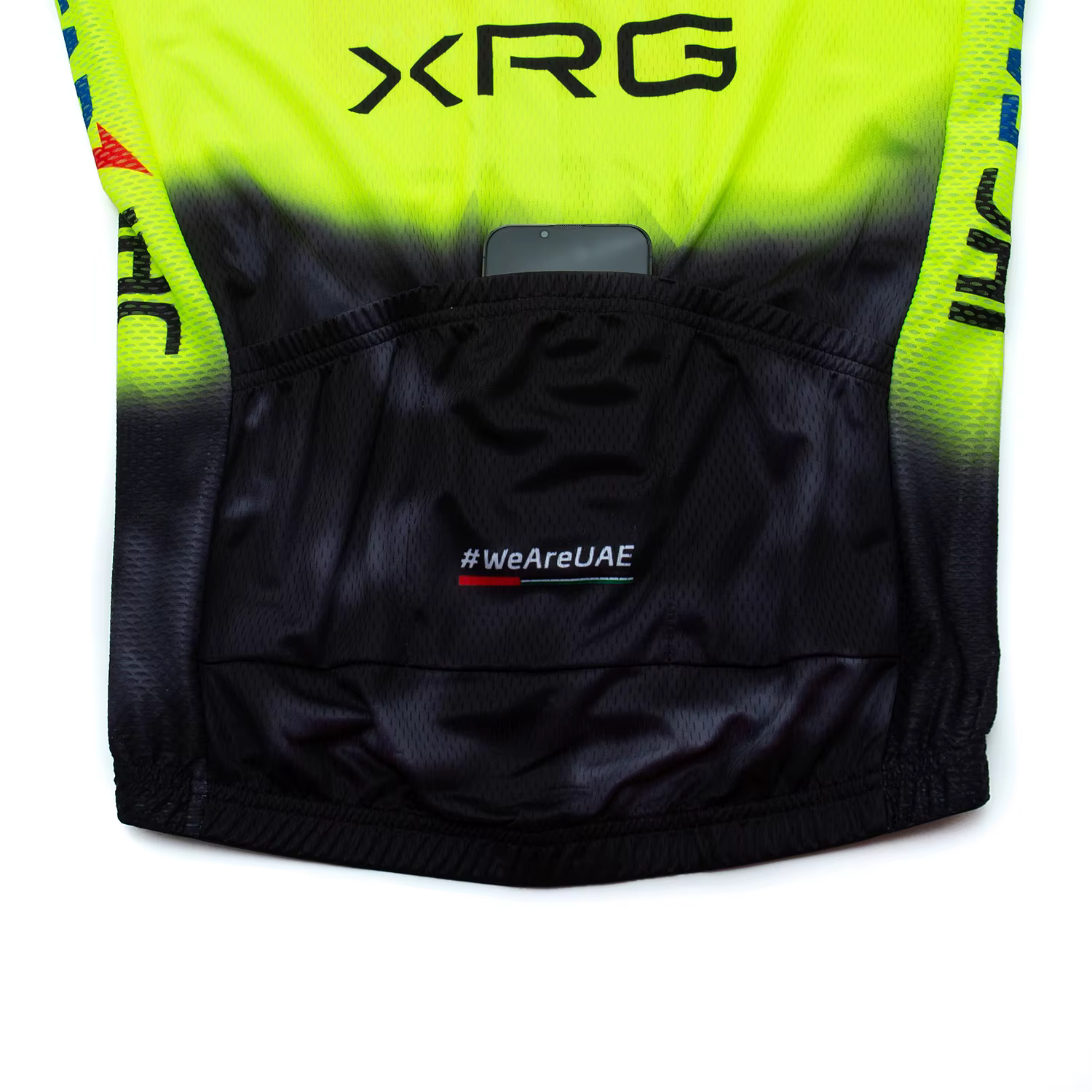 Ensemble maillot et short de cyclisme jaune fluo