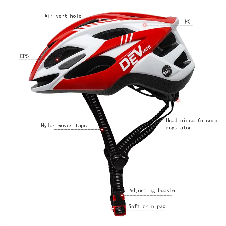DEV casque de vélo de route de montagne grand 19 cm adulte sport course équitation