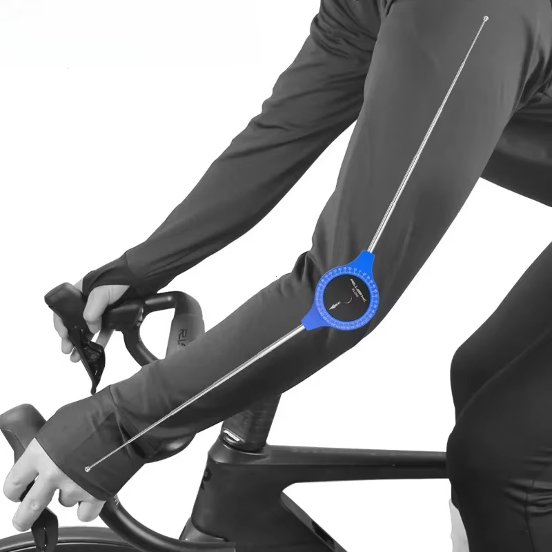 Outil de mesure d'angle de fixation de pédalier de vélo de route
