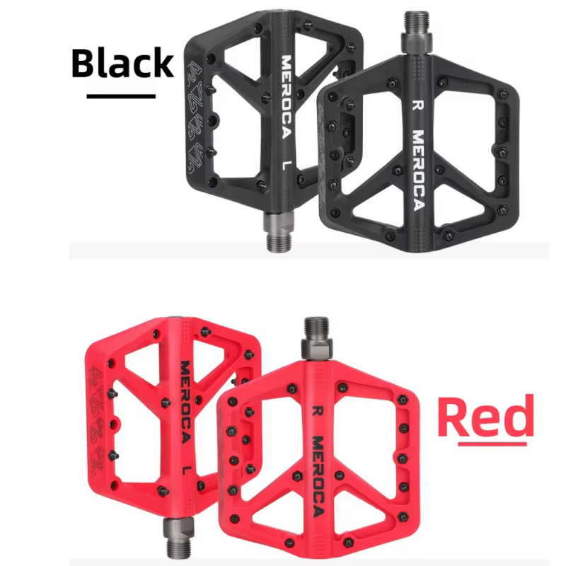 Pédales de vélo en Nylon rouge violet Orange Bianchi rose vert 14mm roulement ultraléger large pédale pour XC Bmx
