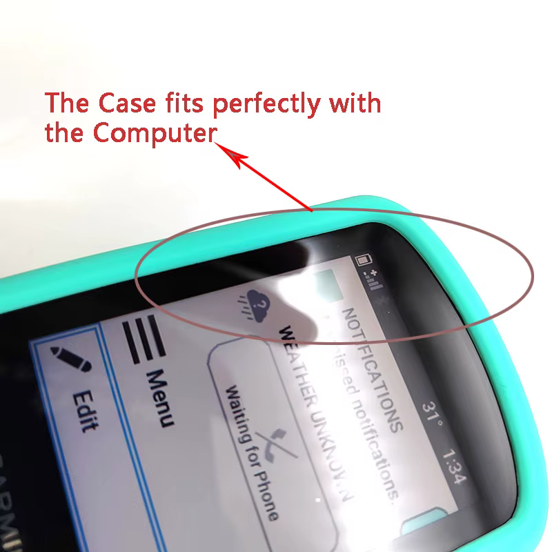 Coque de protection en caoutchouc de silicone pour ordinateur de vélo GPS Edge 550 850
