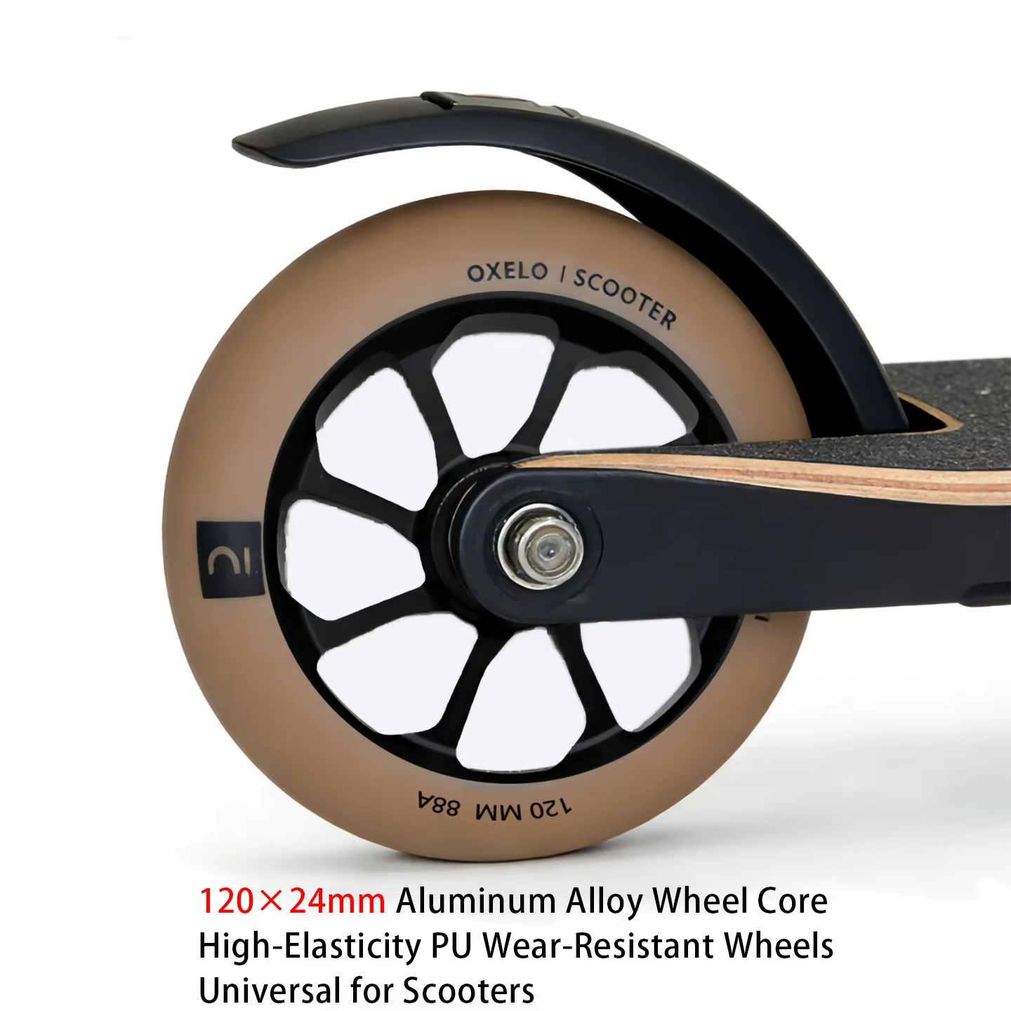 Roues de trottinette Pro 120 mm × 24 mm