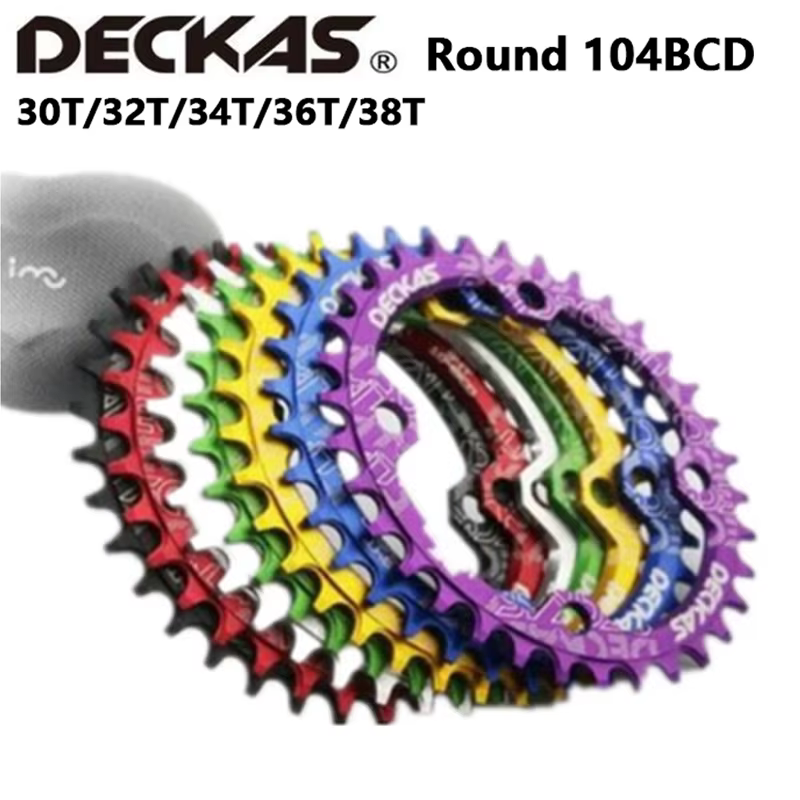 Deckas 104BCD rond étroit large plateau vtt VTT vélo