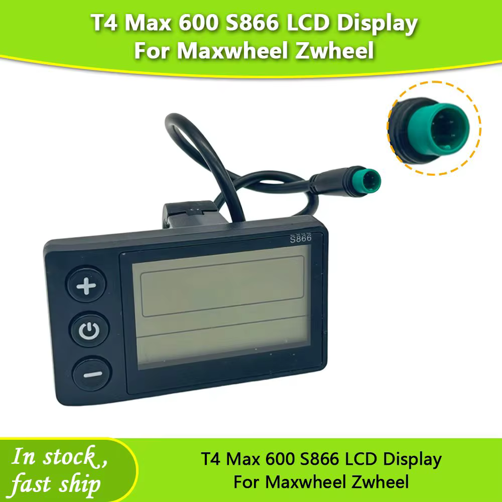 Pièces détachées pour tableau de bord de trottinette électrique T4 Max 600 S866 LCD Display Kickscooter