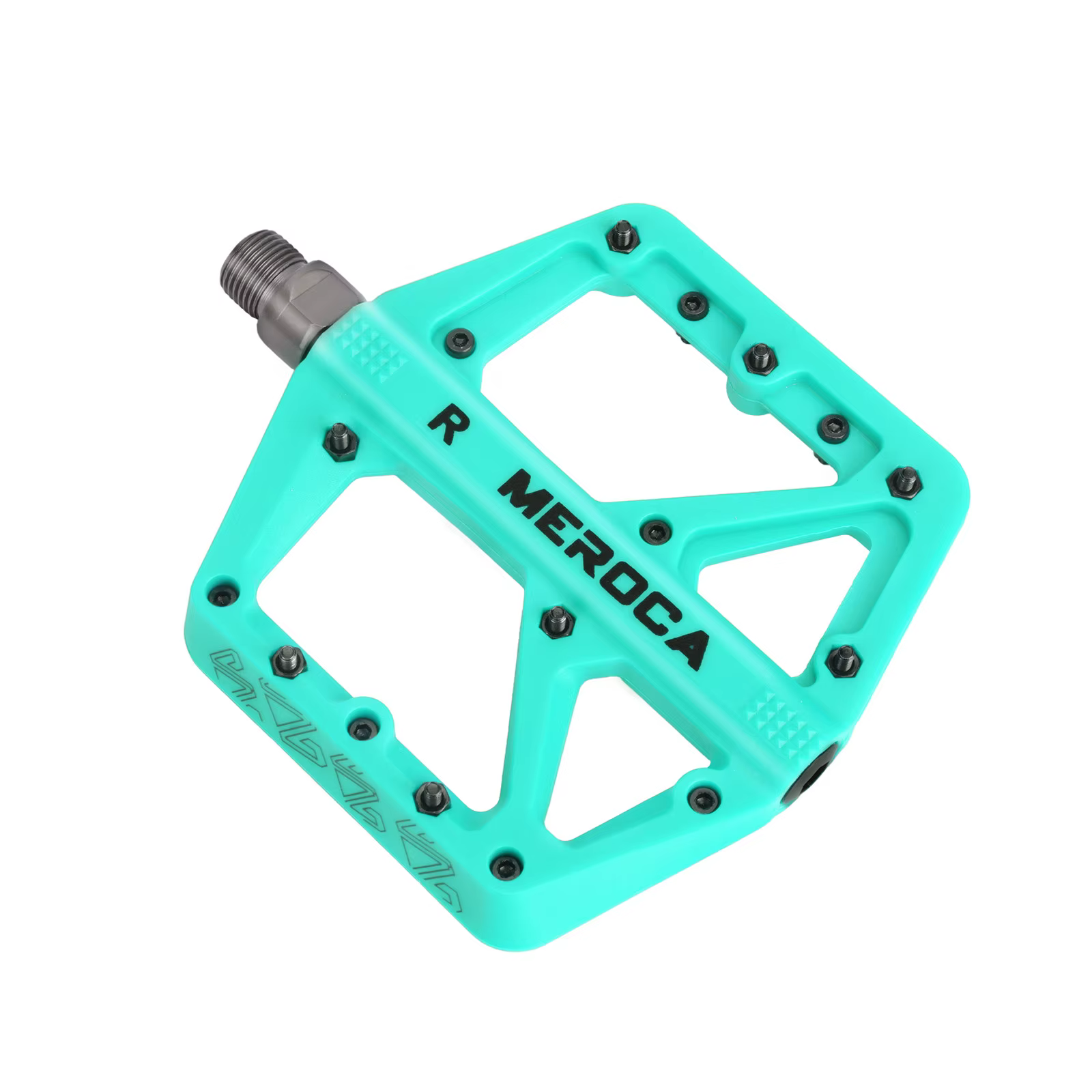 MEROCA pédales de vélo anti-dérapant haute résistance pédale en Nylon élargi grand roulement lisse conception Durable pour VTT