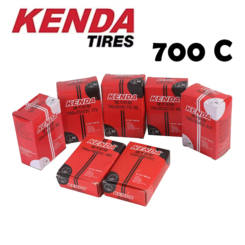 1 pièces KENDA chambre à air de pneu de vélo 700C 18-23C 23-25C 28-32C 35-43C 45C caméra Schrader Presta valve