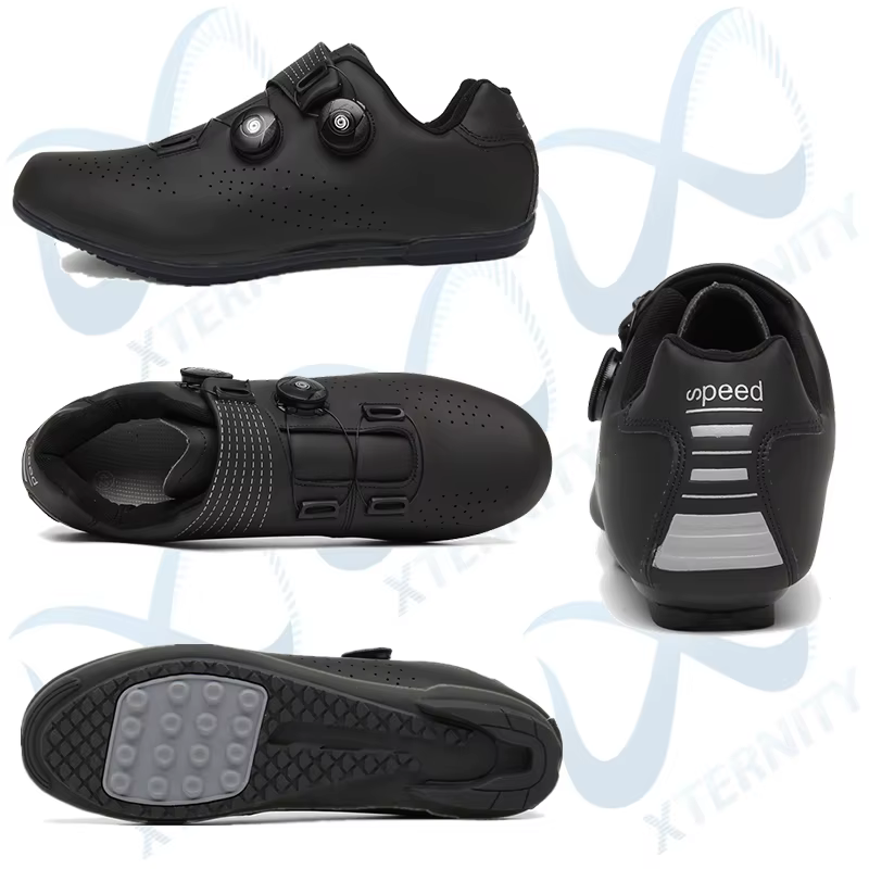2025 hommes chaussures de cyclisme sans verrouillage sans crampons vélo de route Sneaker sans