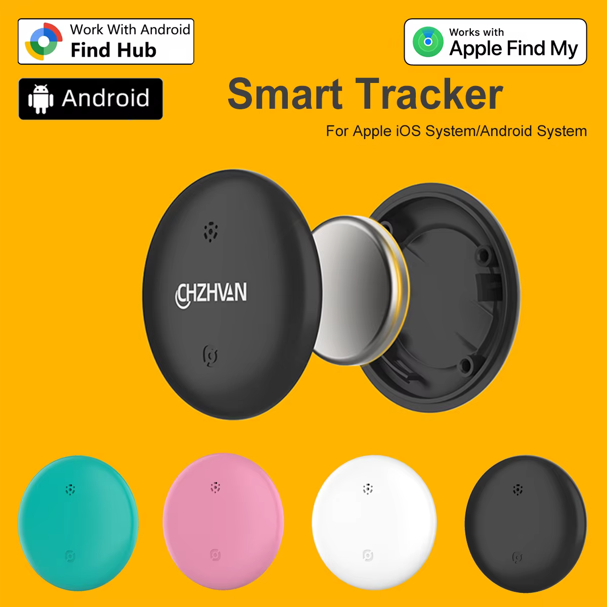 Mini traceur GPS pour Android, localisateur d'objets, traceur de sacs et de vélos, traceur intelligent Bluetooth Air Tag