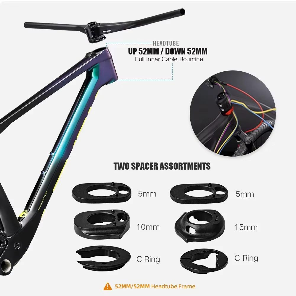 2025 Lexon Spirit 29er carbone XC cadre vtt 148mm Boost T800/T1000 110mm voyage 38T 2.4 "pneu 2400g Suspension