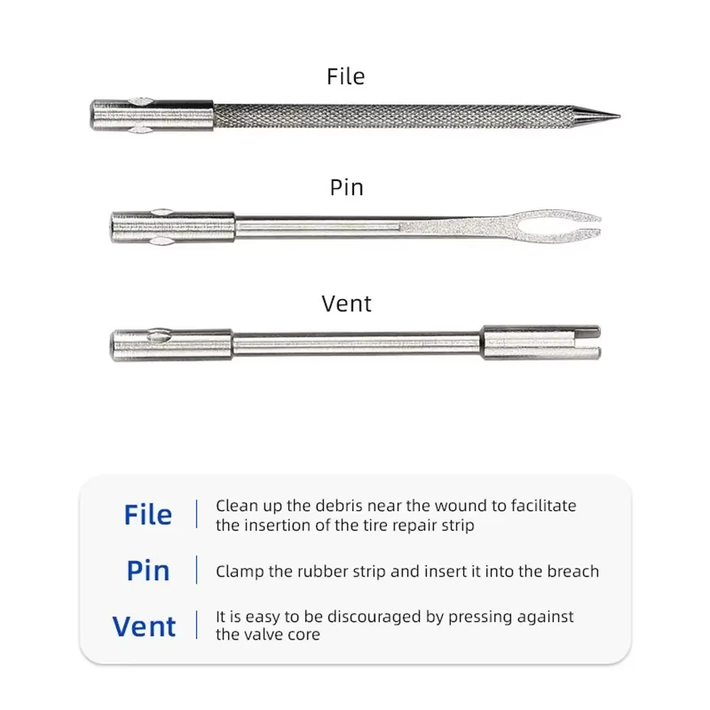 Kit de réparation de pneus tubeless pour vélo