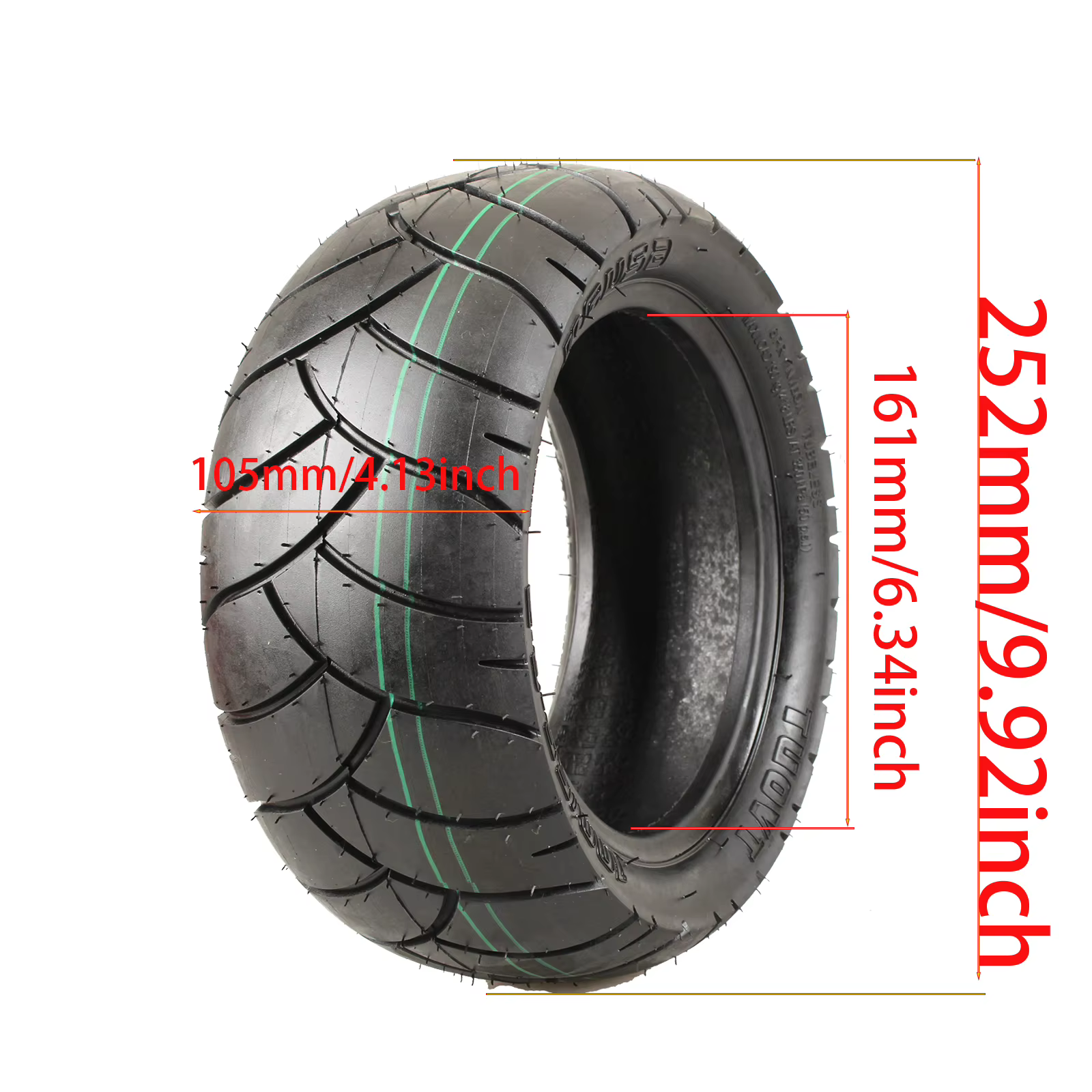 Nouveau TUOVT 100/55-6.5 pneus sous vide sans chambre à air pour Dualtron Ultra2 et pour Scooter électrique Kaabo Wolf Warrior