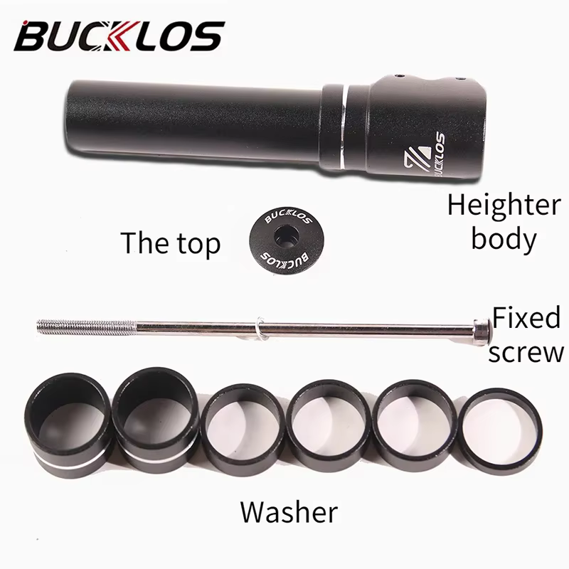 BUCKLOS tige de fourche de vélo montée jusqu'à 115mm 180mm 210mm